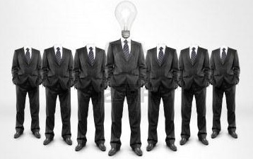 group-of-men-with-a-lightbulb-in-head - انواع الرجال... وكيفية التعامل معهم